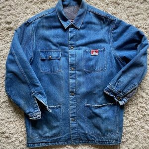 Vintage Ben Davis mechanics jacket blanket lined